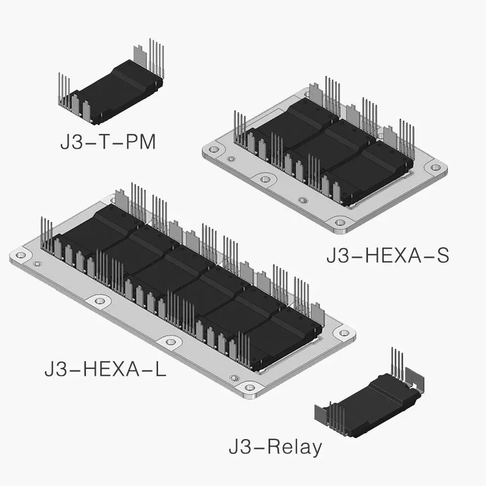 （J3-T-PM、J3-HEXA-S、J3-HEXA-L、J3-Relay 模块）